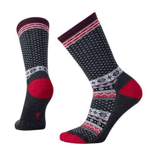 Smartwool Women's Cozy Cabin Crew #SW010048010 Charcoal Heather