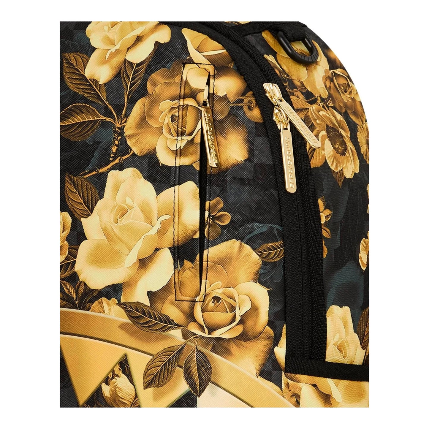 Sprayground Gold Floral Remix DLXSV