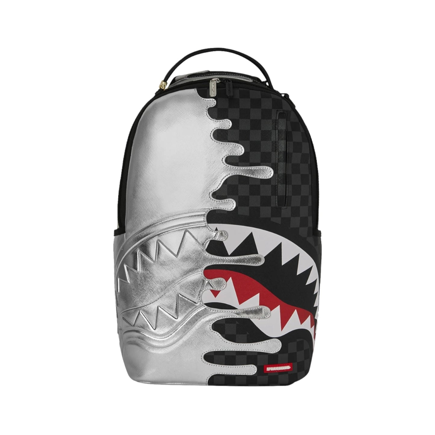 Sprayground Silver side Drip Black Check DLXSV