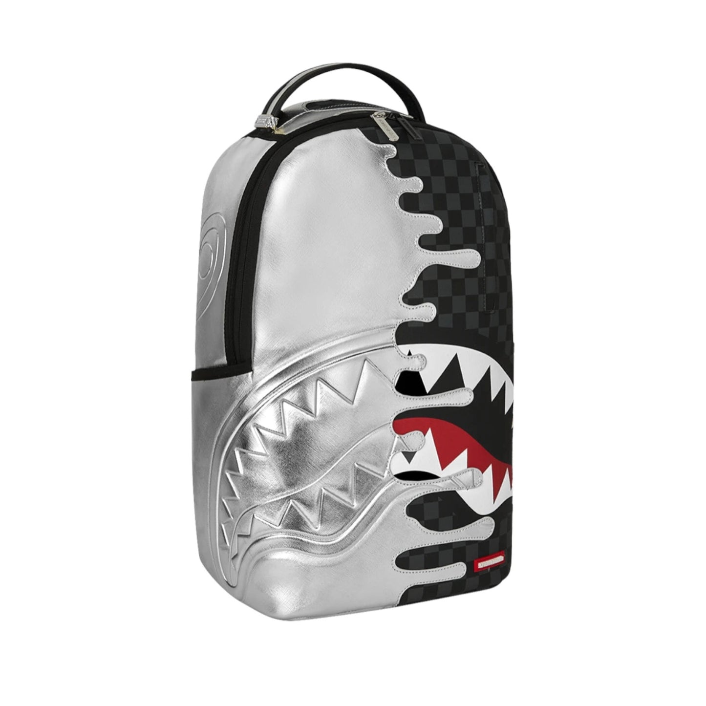 Sprayground Silver side Drip Black Check DLXSV