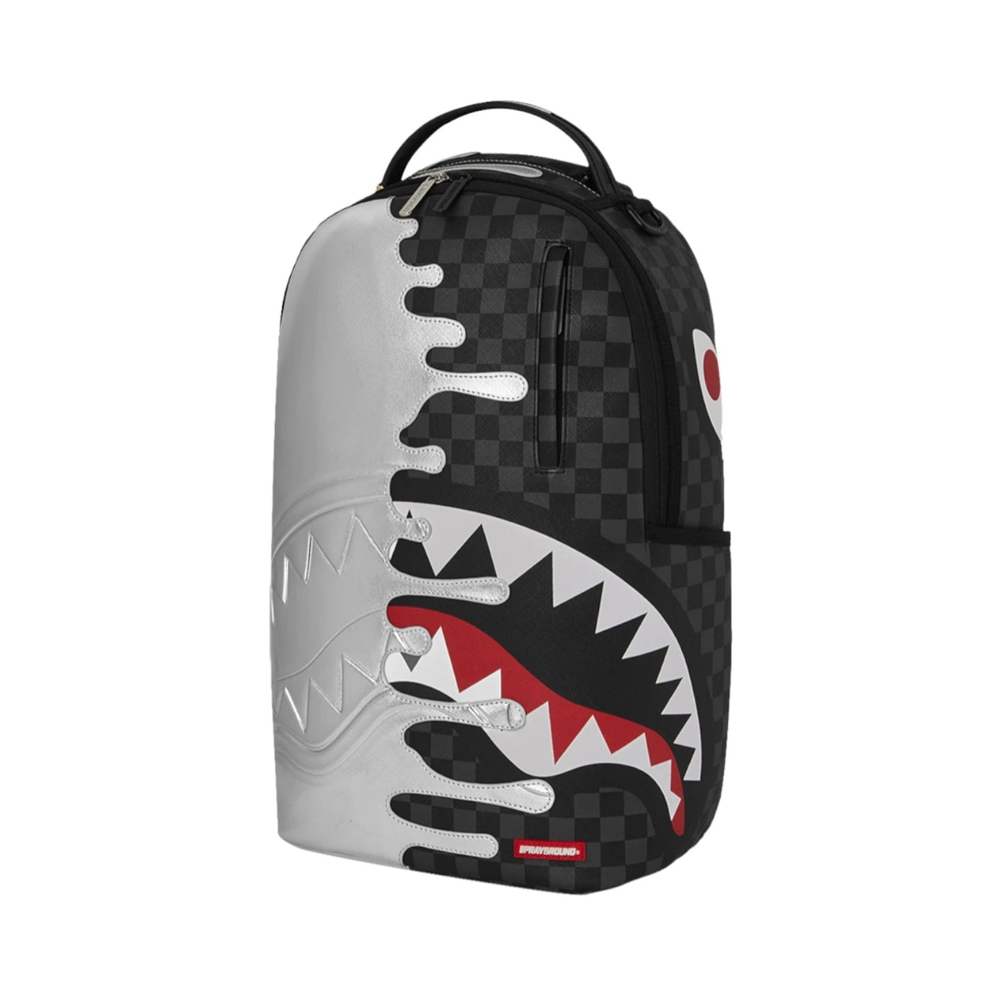 Sprayground Silver side Drip Black Check DLXSV