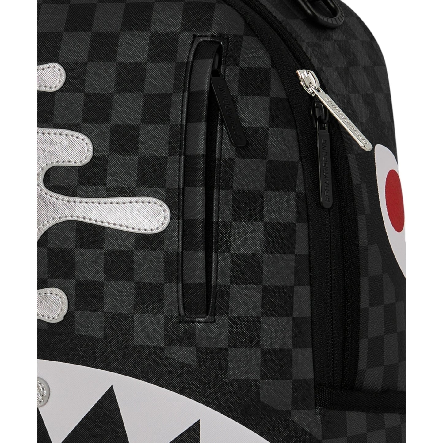 Sprayground Silver side Drip Black Check DLXSV