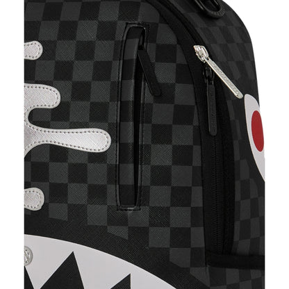 Sprayground Silver side Drip Black Check DLXSV