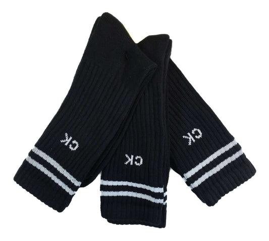 Calvin Klein Underwear Men's Pin Dot Crew Socks (Black) (ACD381-00 ) 