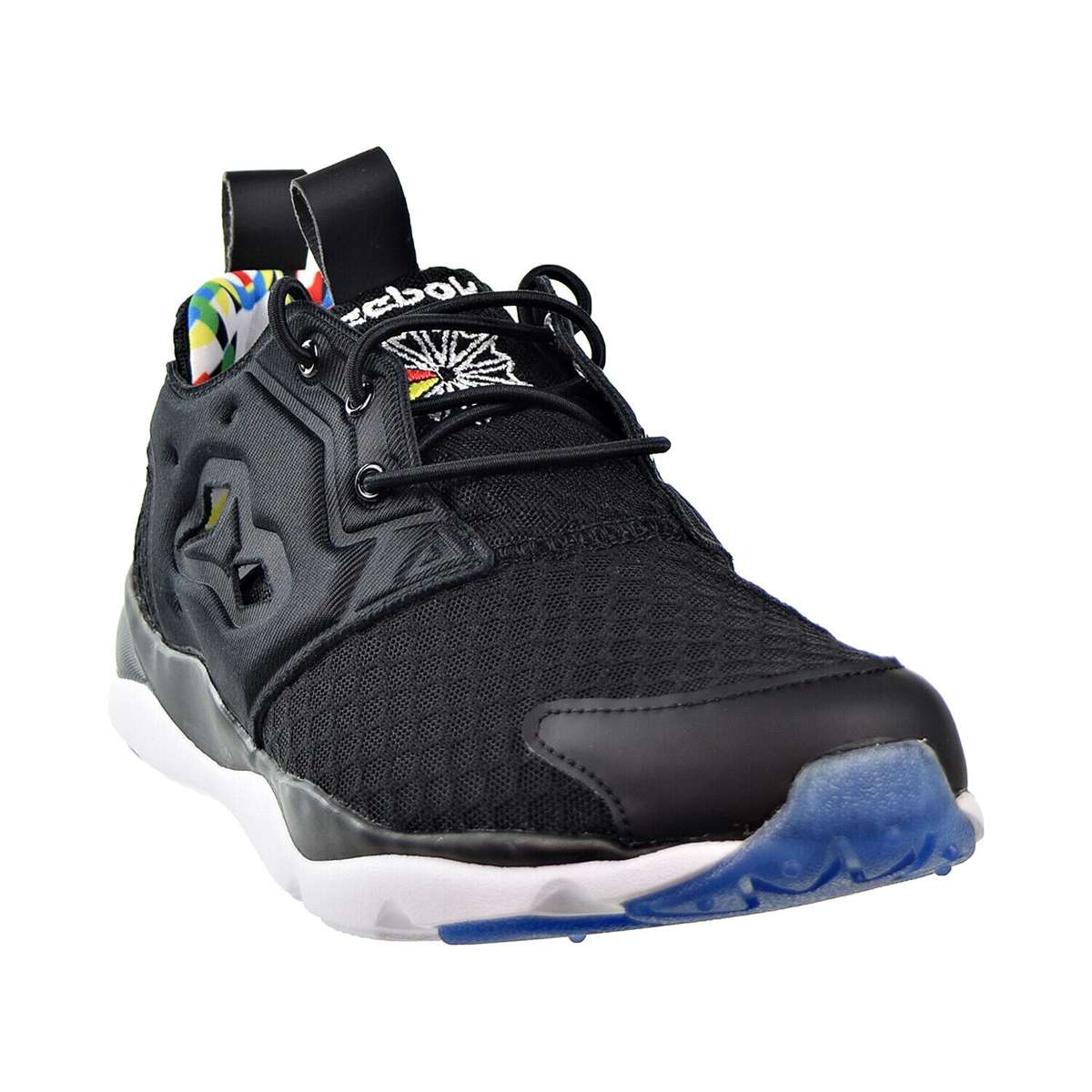 Reebok Men's Furylite  Shoes,AR0006,Black/White/Bright Yellow