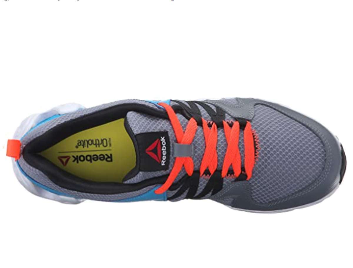 Reebok Kid's(Little Kid) Zig Big N' Fast Fire Shoes,AR1752,Asteroid Dust/Wild Blue