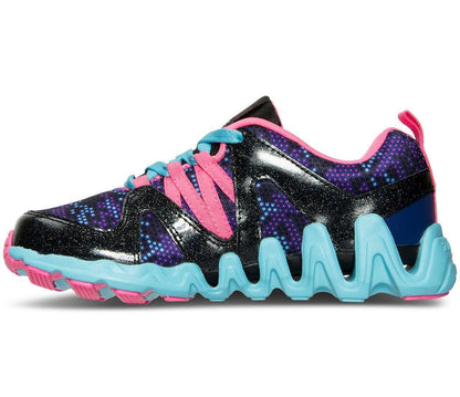 Reebok Kid's(Little Kid) Zig Big N' Fast Fire Shoes,AR1773,Black/Poison Pink/Pigment Patent