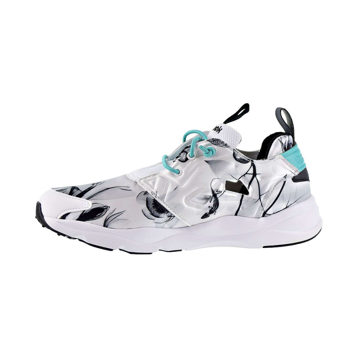 Reebok Women's Furylite Shoes,AR2717,White/Black/Teal