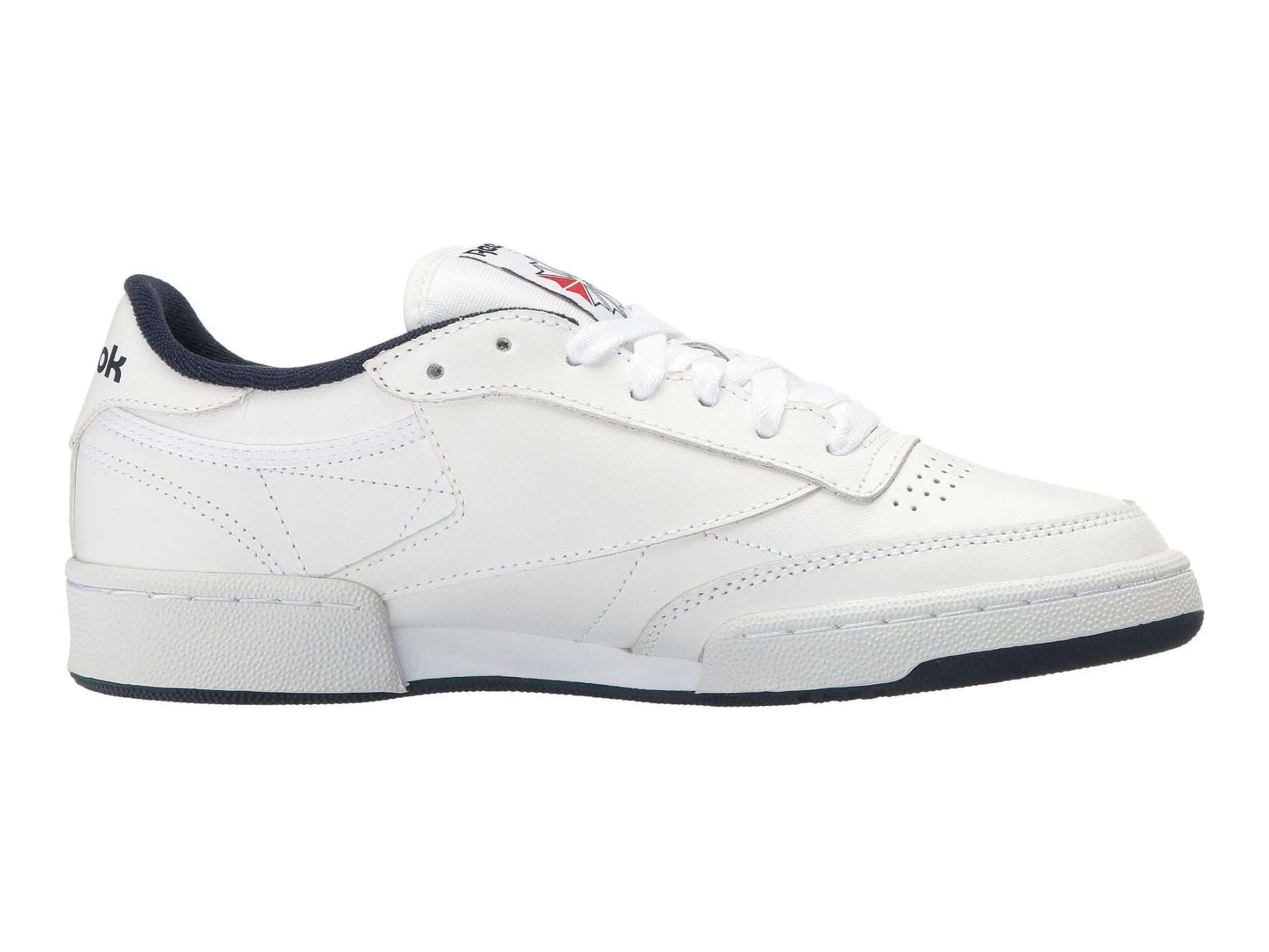 Reebok Men's Classic CLUB C 85 Shoes ,AR0457,White / Navy