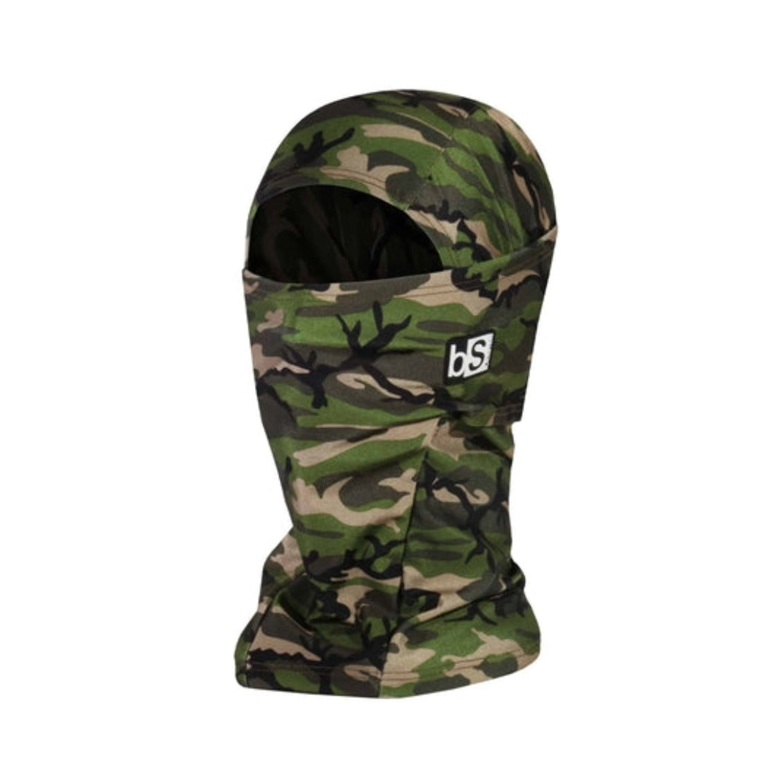 Performance balaclava facemask featuring full head and neck coverage, breathable stretch fabric, seamless construction, and a helmet-compatible design for cold-weather activities