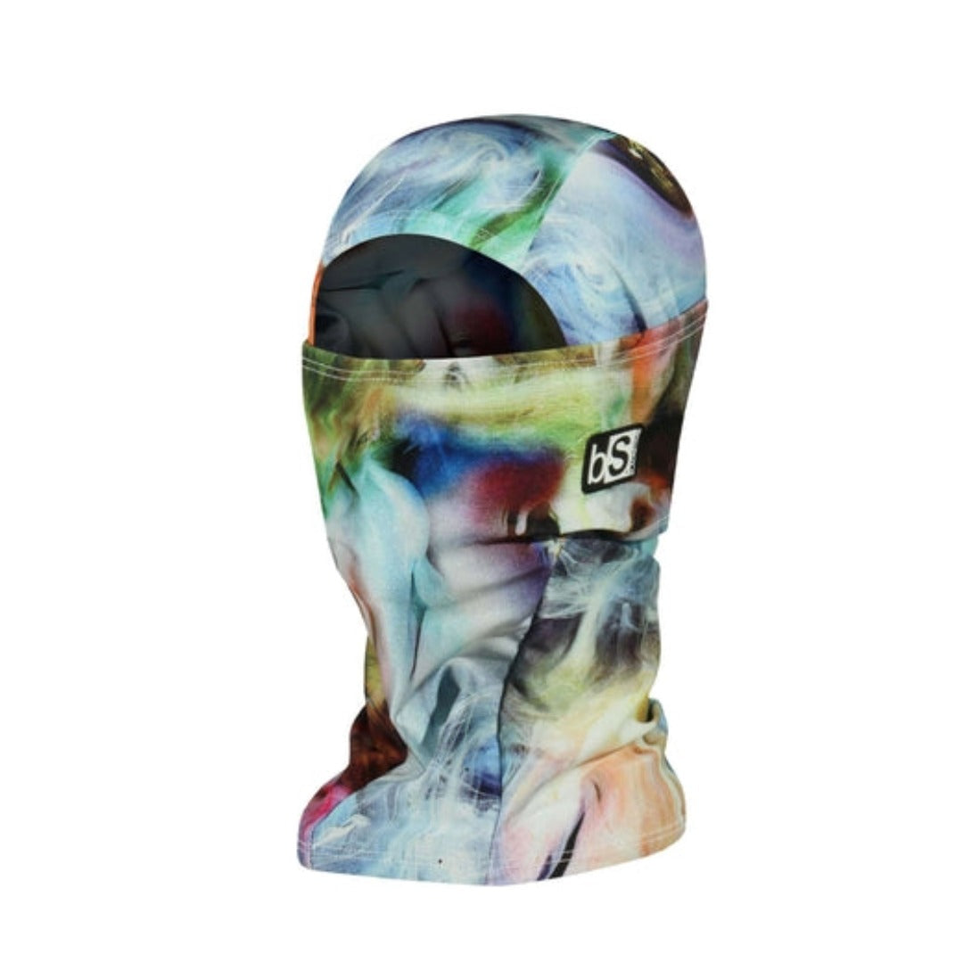 Performance balaclava facemask featuring full head and neck coverage, breathable stretch fabric, seamless construction, and a helmet-compatible design for cold-weather activities
