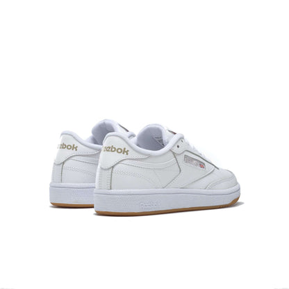 Reebok Classic Women's CLUB C 85 Shoes,BS7686,White / Light Grey/Gum