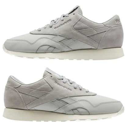 Reebok Men's Classic Nylon Shoes,BS9715/Skull Grey / Stark Grey / Chalk