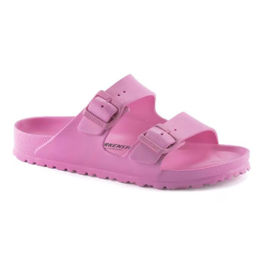 Two-strap EVA sandal featuring adjustable buckles, a contoured footbed, lightweight water-friendly construction, and a casual design for everyday comfort