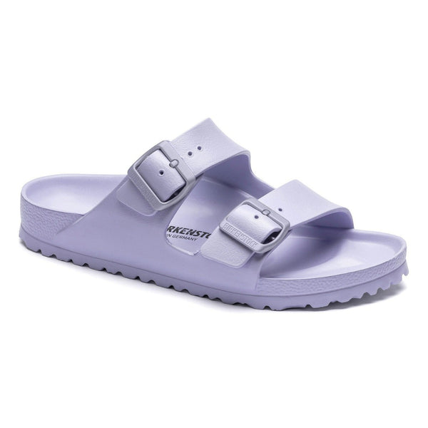 Two-strap EVA sandal featuring adjustable buckles, a contoured footbed, lightweight water-friendly construction, and a casual design for everyday comfort