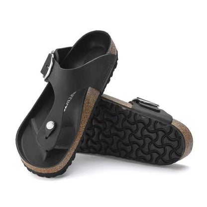 Birkenstock Women's Gizeh Big Buckle Sandals - Black