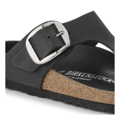 Birkenstock Women's Gizeh Big Buckle Sandals - Black