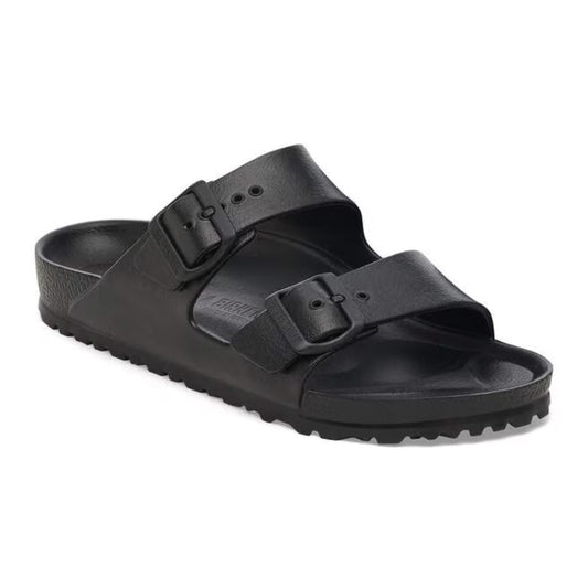 Two-strap EVA sandals featuring adjustable buckles, a contoured footbed, lightweight water-friendly construction, and a casual design for everyday comfort