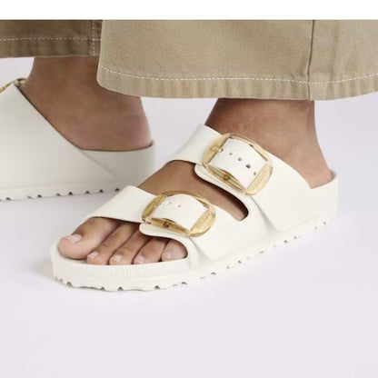 Birkenstock Arizona Big Buckle - Eggshell