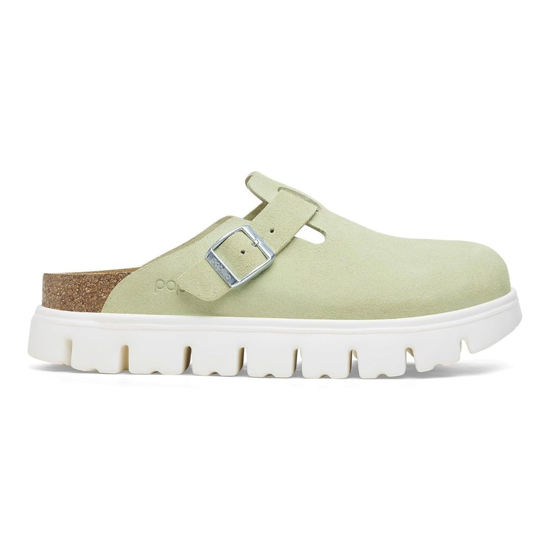 Birkenstock Boston PAP Chunky - Faded Lime