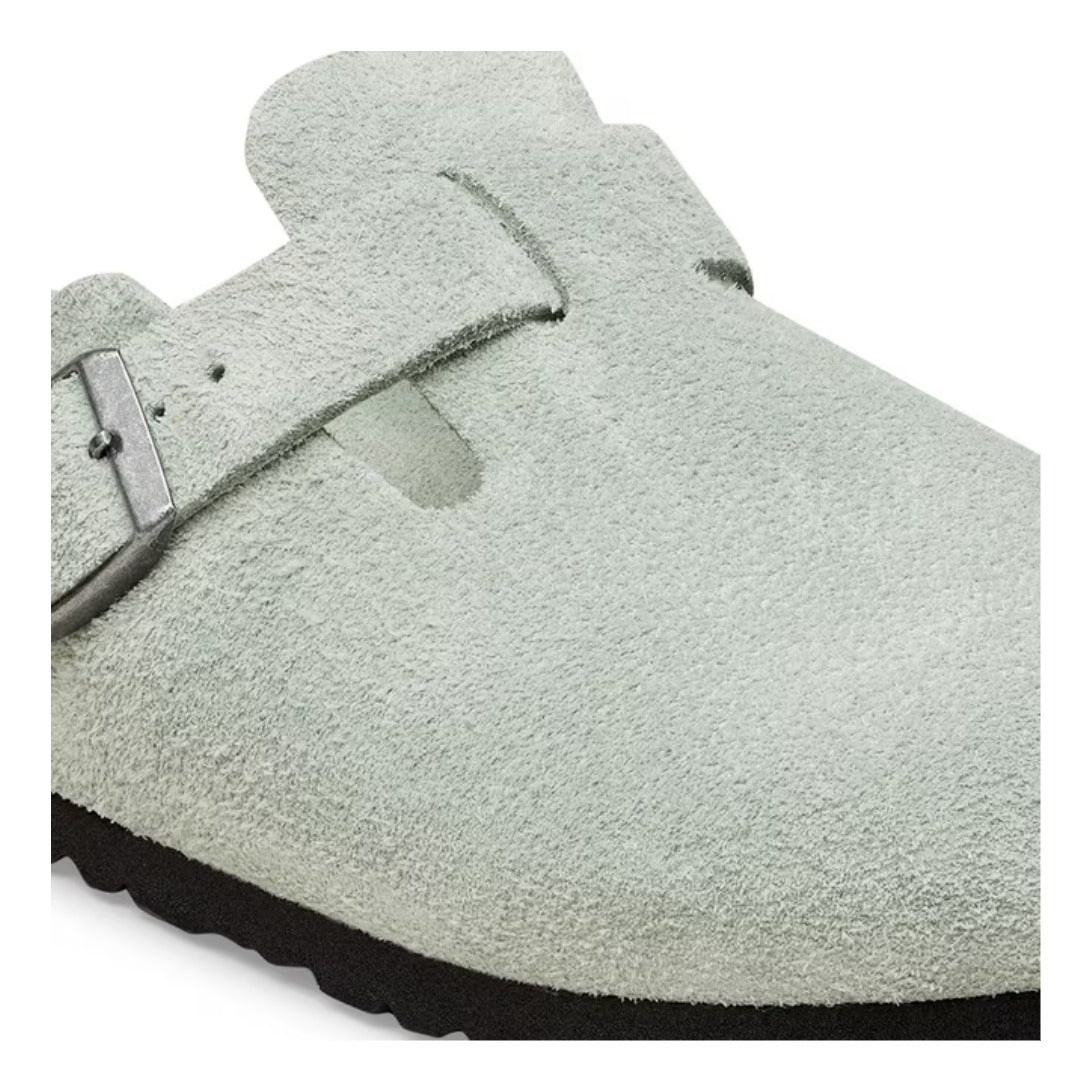 Birkenstock Boston Soft Footbed Clogs - Pure Sage Tonal FB