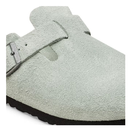 Birkenstock Boston Soft Footbed Clogs - Pure Sage Tonal FB