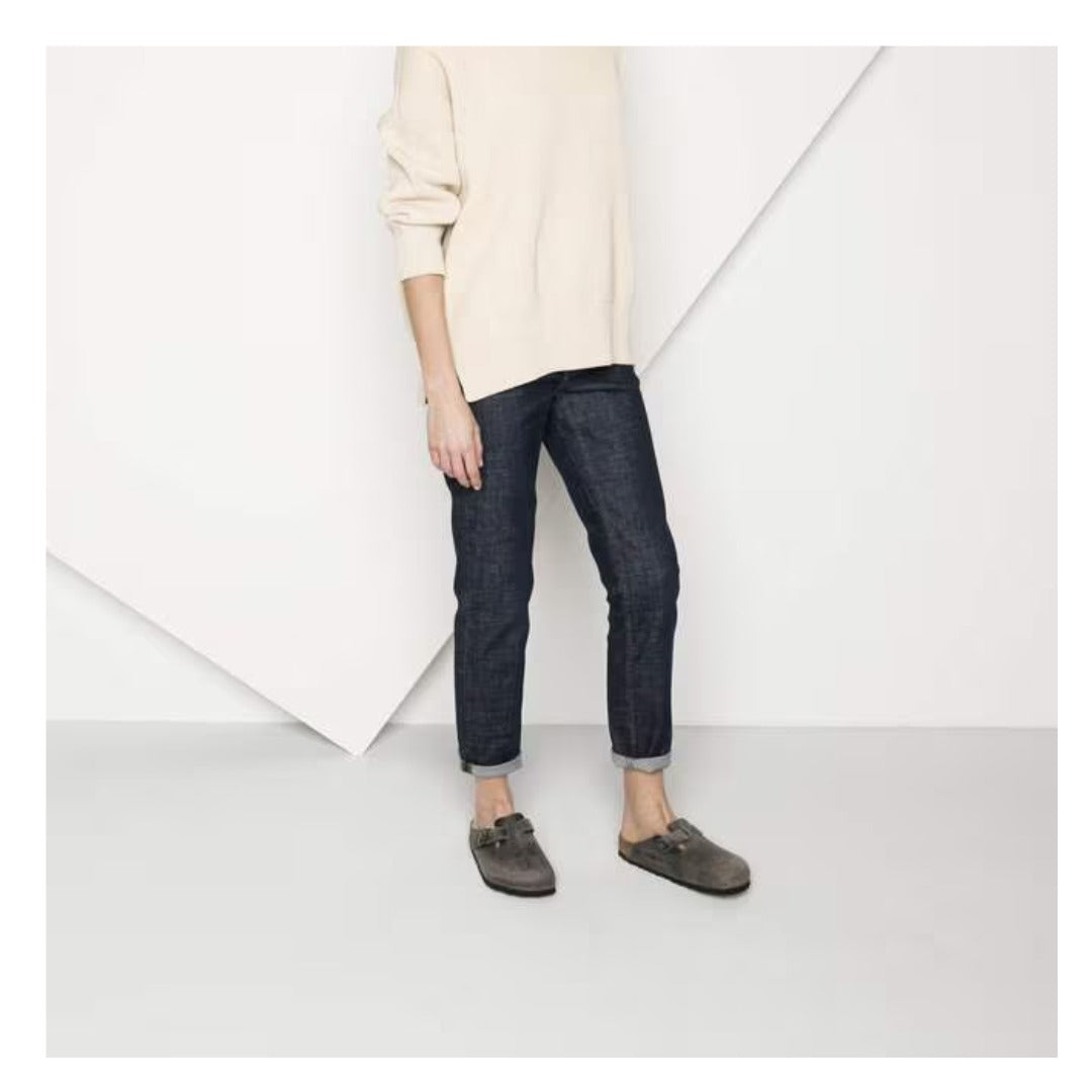 Birkenstock Boston Soft Footbed Clogs - Iron