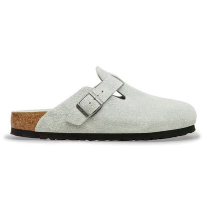 Birkenstock Boston Soft Footbed Clogs - Pure Sage Tonal FB