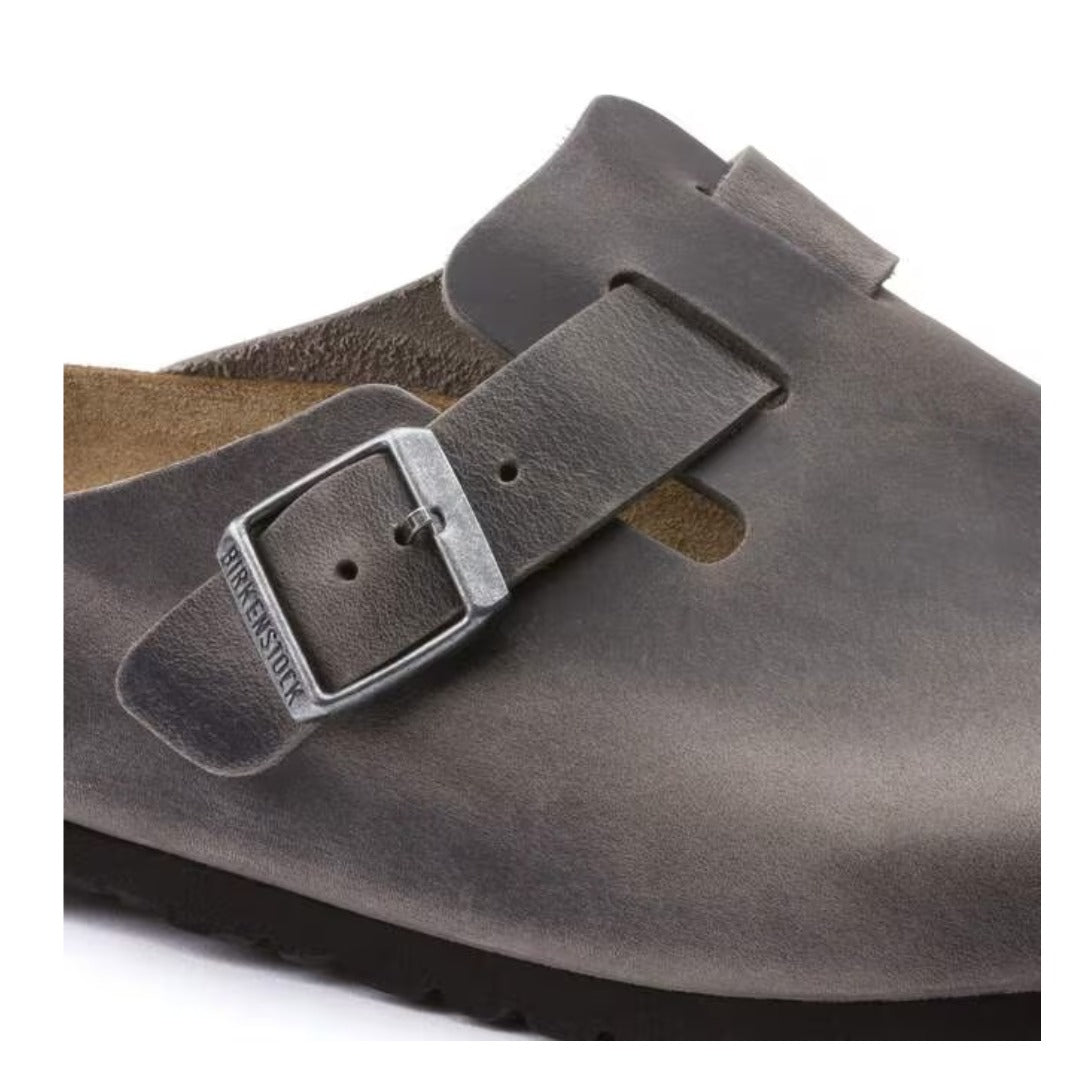Birkenstock Boston Soft Footbed Clogs - Iron