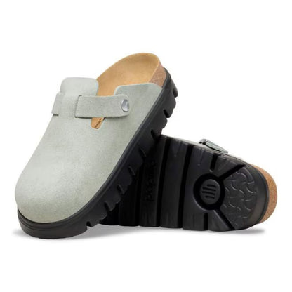 Birkenstock Boston PAP Chunky -  Pure Sage
