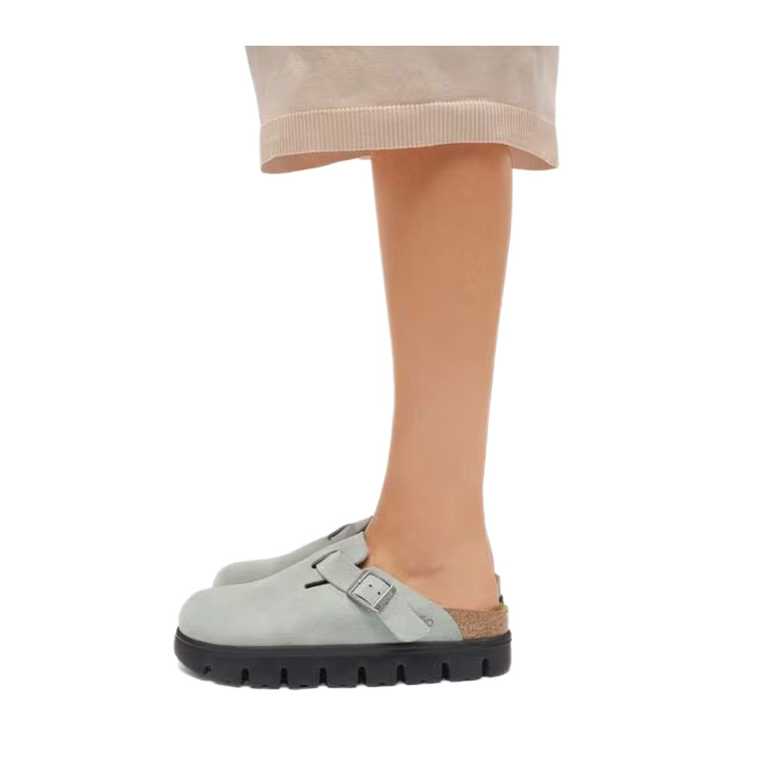 Birkenstock Boston PAP Chunky -  Pure Sage