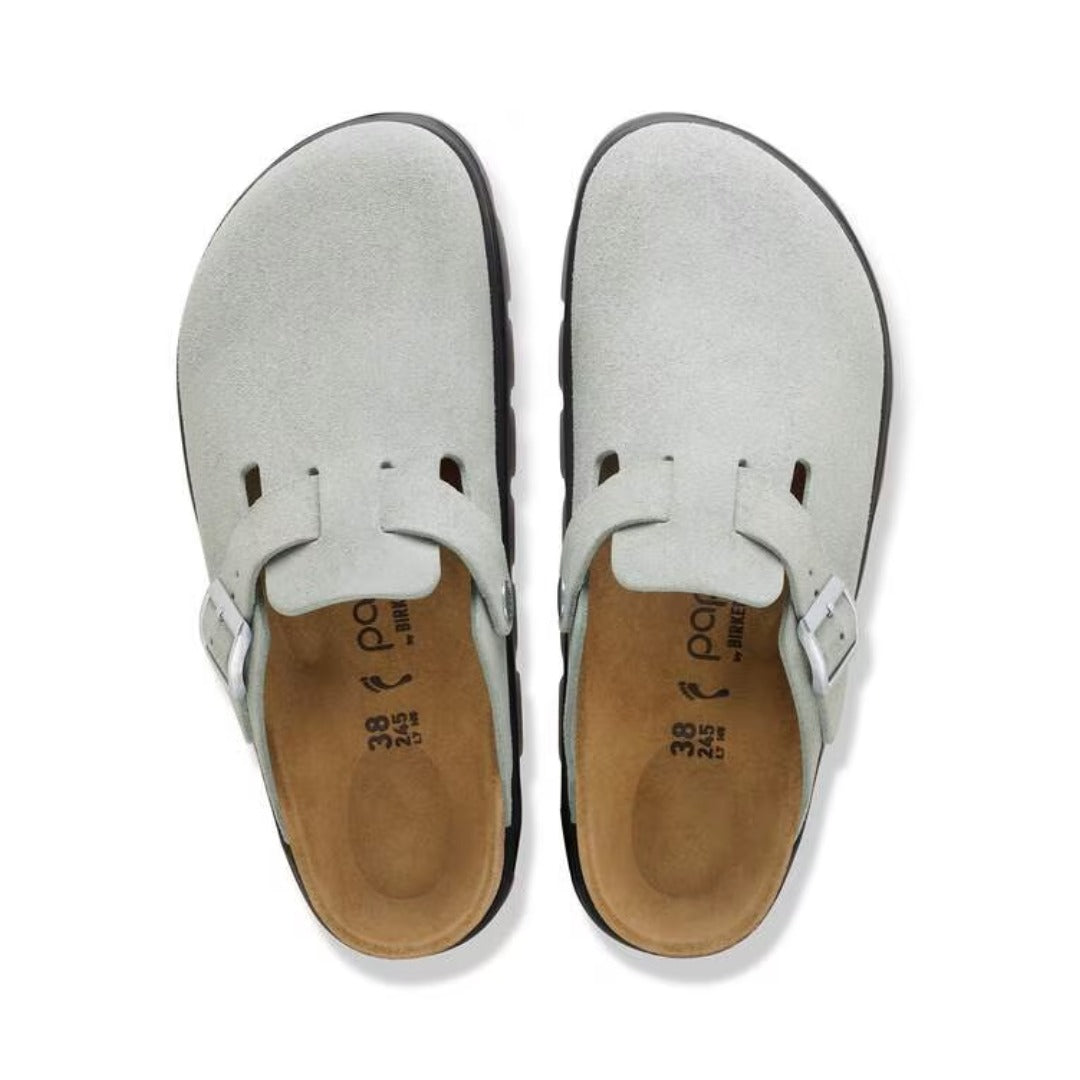 Birkenstock Boston PAP Chunky -  Pure Sage