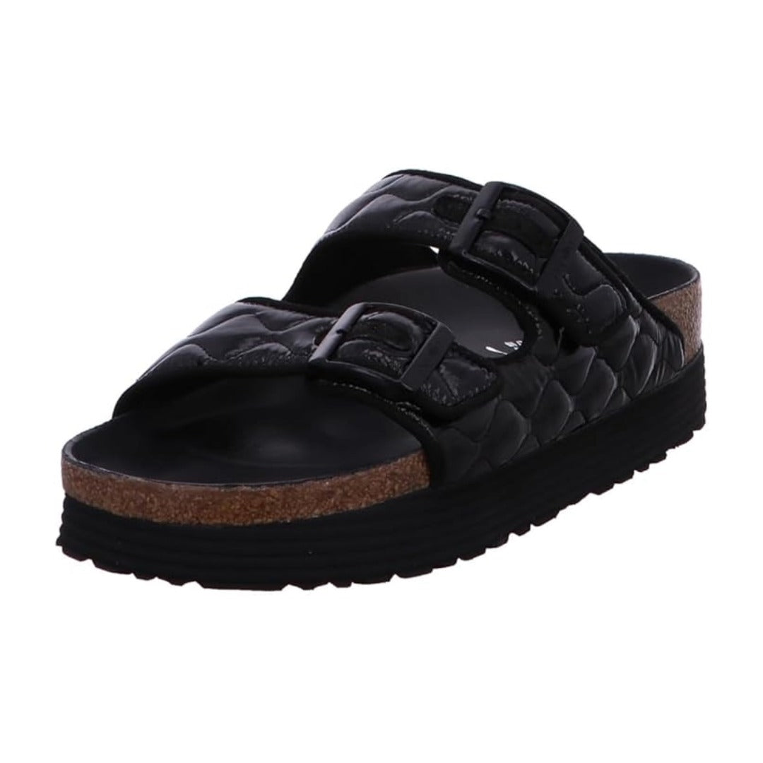 Birkenstock adult Arizona Platform Padded schwarz - Black