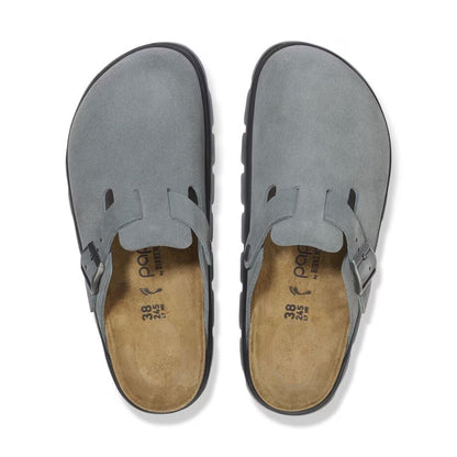 Birkenstock Boston PAP Chunky - Basalt Gray/ Black