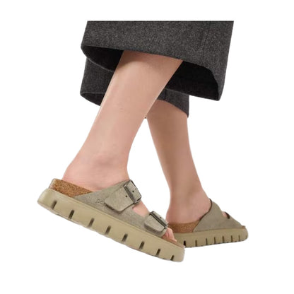 Birkenstock Arizona PAP Chunky Clog  - Taupe Tonal