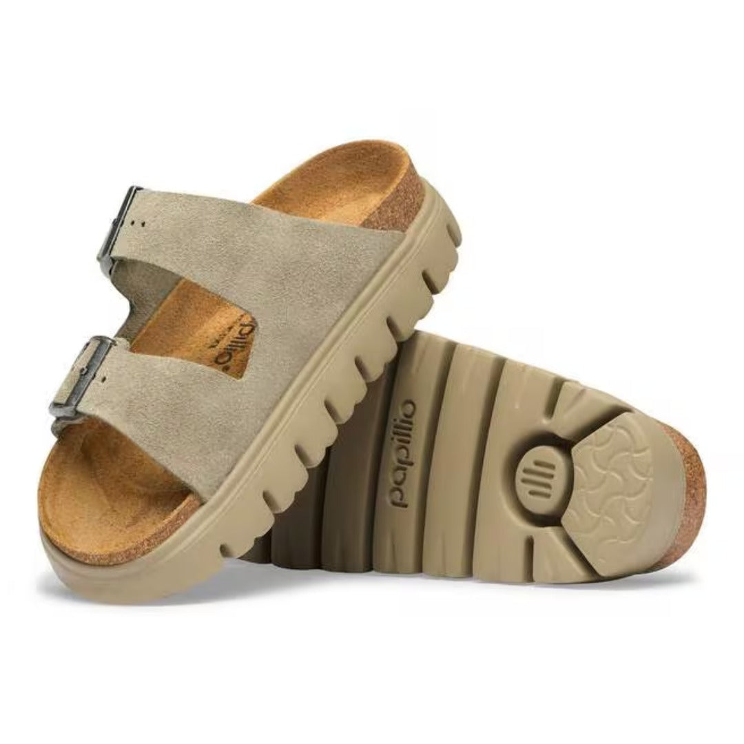Birkenstock Arizona PAP Chunky Clog  - Taupe Tonal