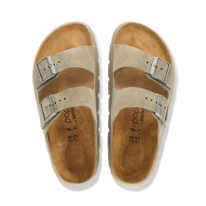 Birkenstock Arizona PAP Chunky Clog  - Taupe Tonal