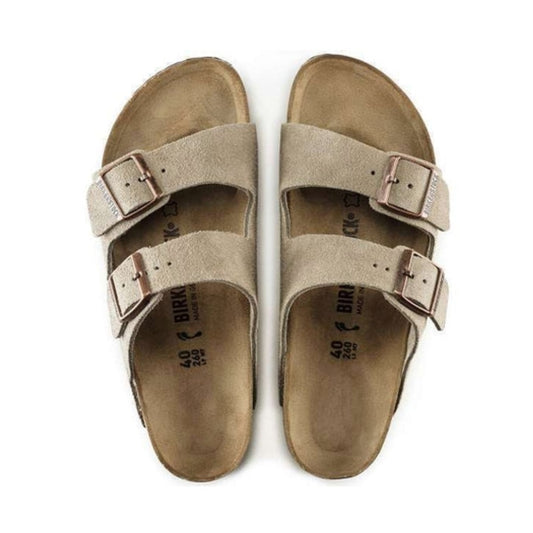 Birkenstock Arizona Suede Leather - Taupe