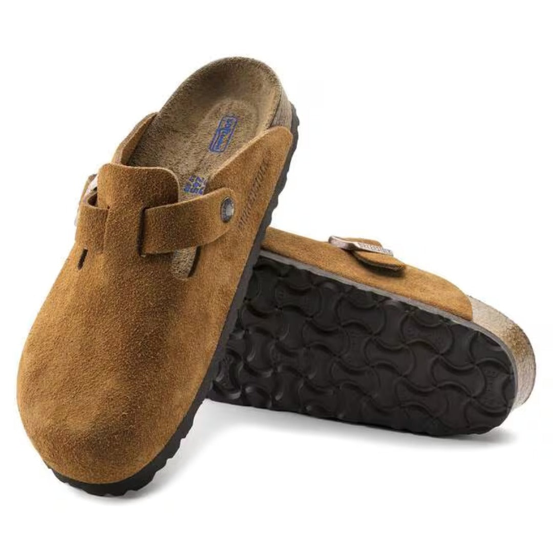 Birkenstock Boston Soft Footbed Clogs - Mink