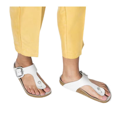 Birkenstock Women's Gizeh Big Buckle Sandals - White