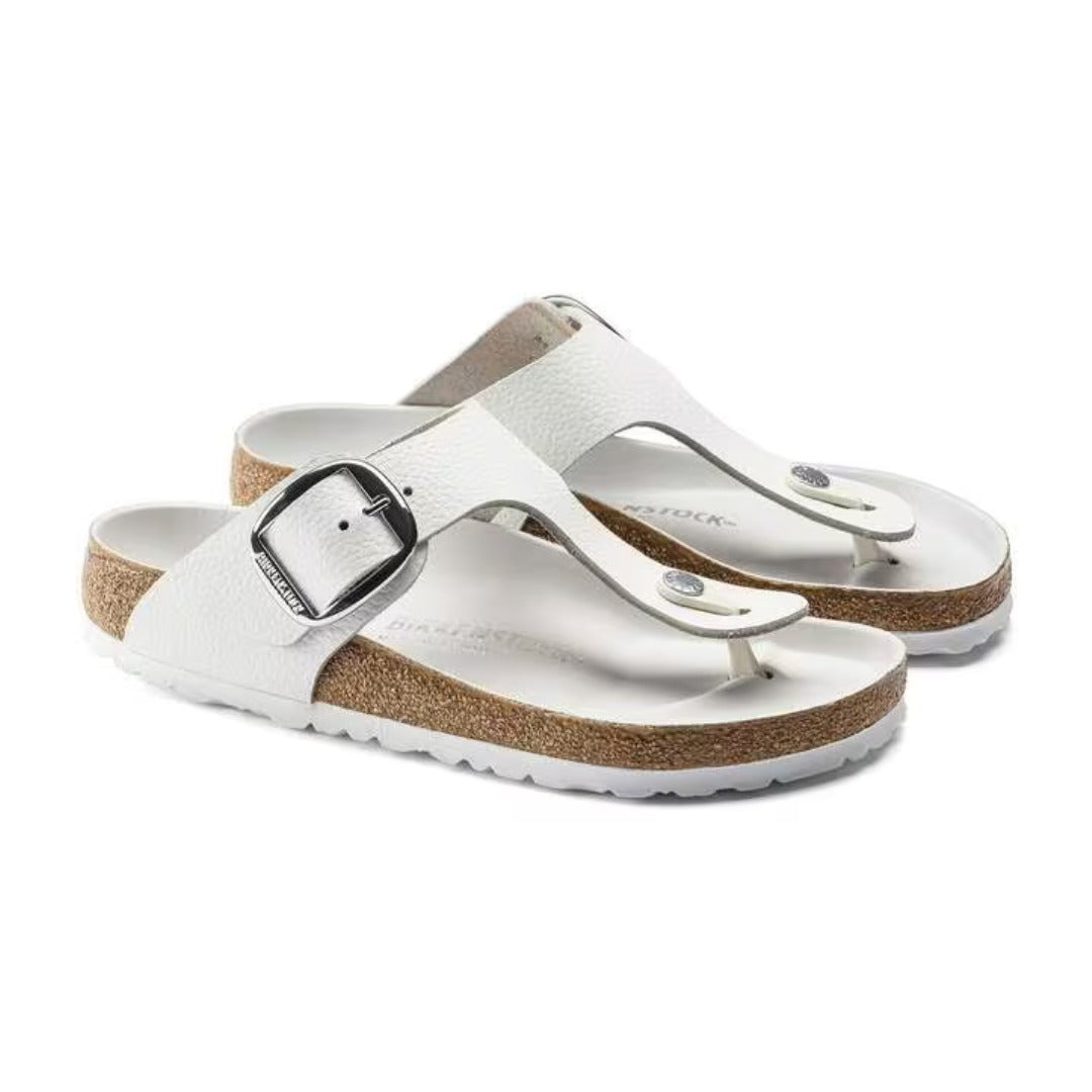 Birkenstock Women's Gizeh Big Buckle Sandals - White