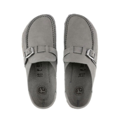 Birkenstock Women's Buckley Nubuck Leather Clog - Dove Gray