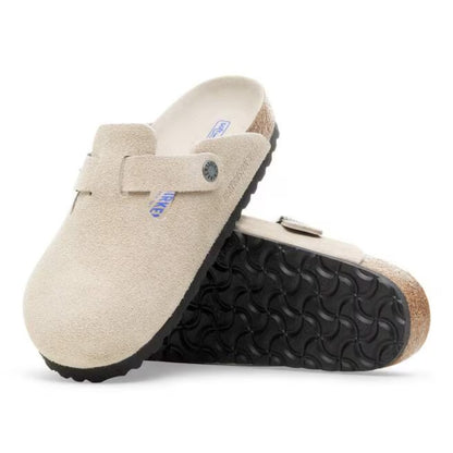 Birkenstock Women's Boston Soft Footbed Clogs - Oyster