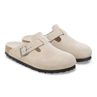 Birkenstock Women's Boston Soft Footbed Clogs - Oyster