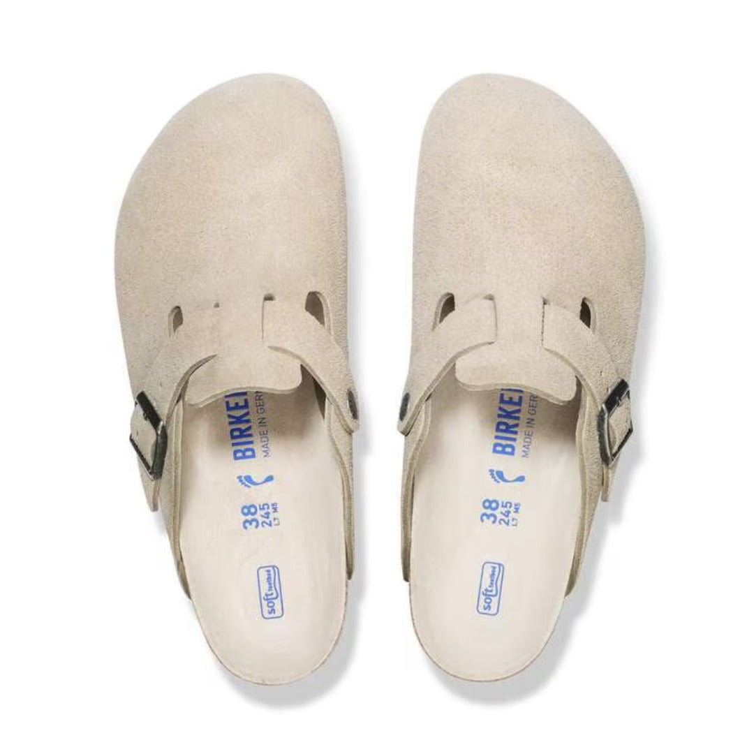 Birkenstock Women's Boston Soft Footbed Clogs - Oyster