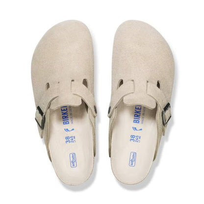 Birkenstock Women's Boston Soft Footbed Clogs - Oyster