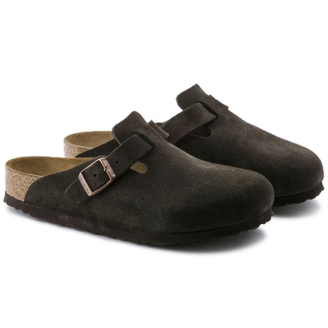 Birkenstock Boston Soft Footbed Clogs - Mocha