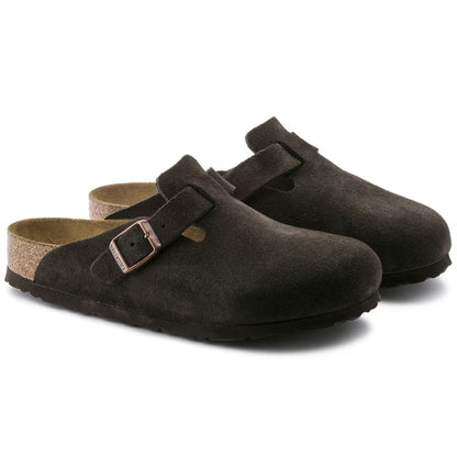 Birkenstock Boston Soft Footbed Clogs - Mocha
