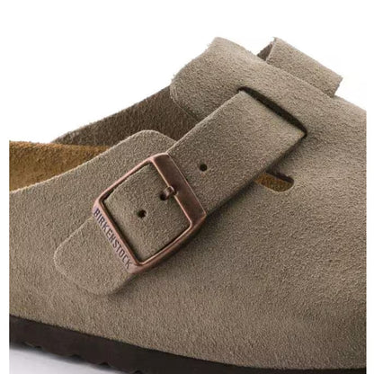 Birkenstock Boston Soft Footbed Clogs - Taupe