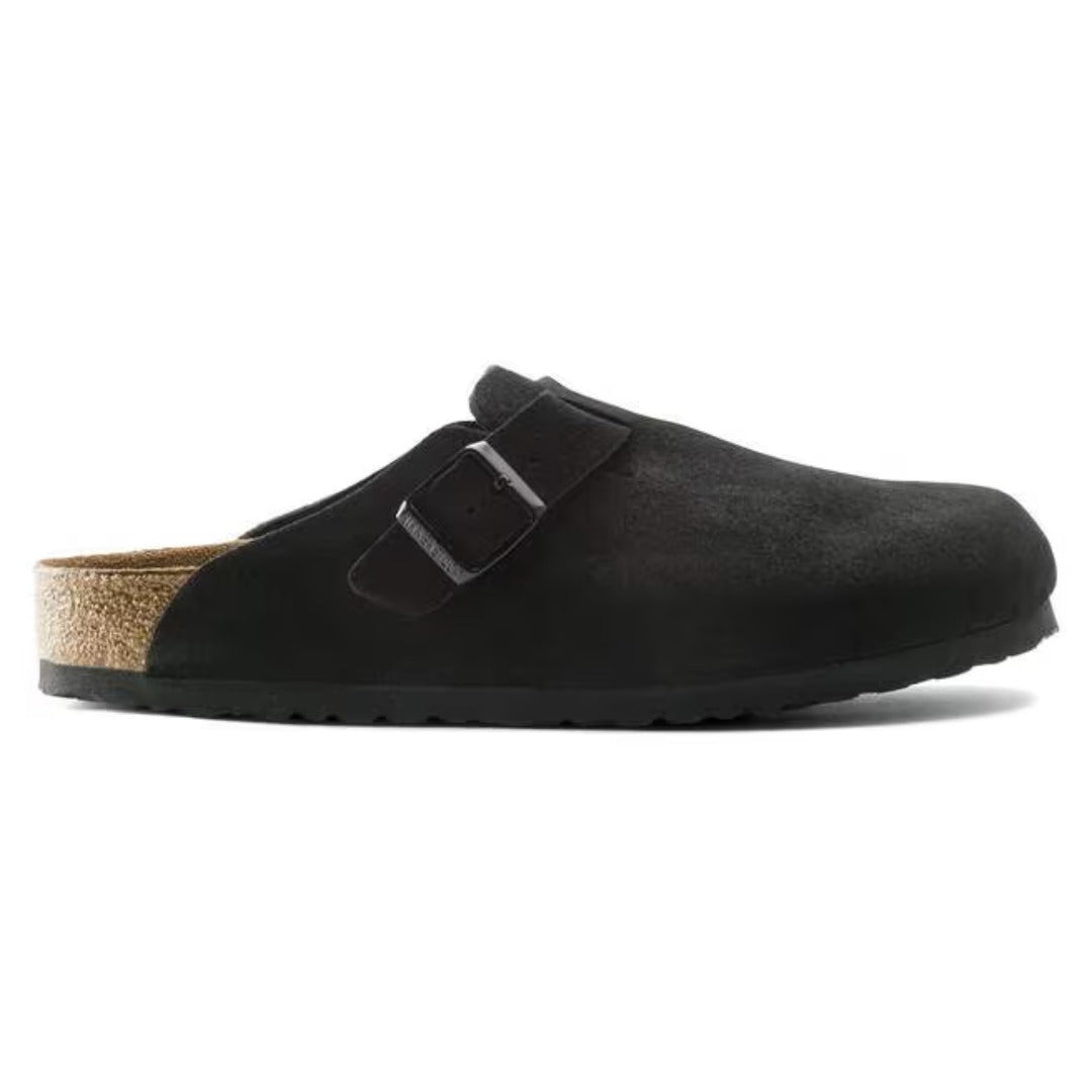 Birkenstock Boston Soft Footbed Clogs - Black